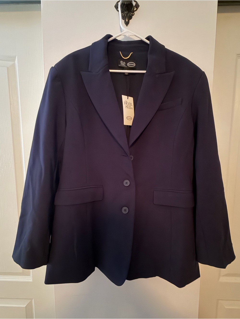 NWT Women's Dark Navy Single-Breasted Blazer